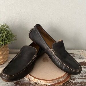 Cole Haan Shoes Mens  10.5 Brown Leather Slip On Loafers Moc Toe Driving EUC